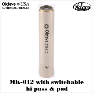 MK-012 Preamp Microphone Body with Selectable Hi Pass & -db Pad